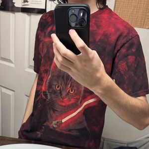 Real Cotton Scrunch dye Star Wars joke shirt